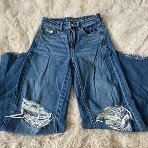 American Eagle Outfitters Women's Blue Flare Jeans